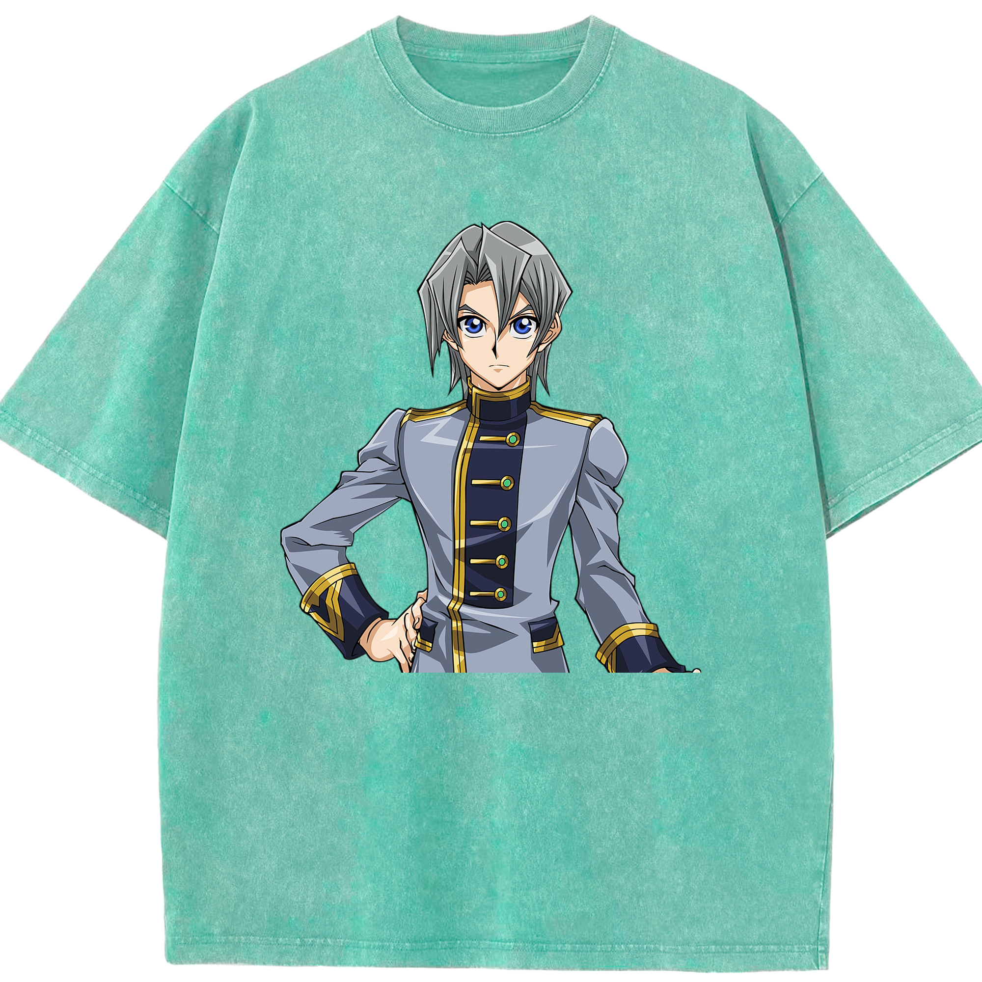 （画像用） 遊☆戯☆王 Yu-Gi-Oh! 綿100% ヴィンテージ風 半袖Tシャツ（フロントプリント）